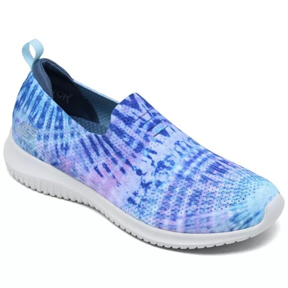 Skechers Women's Ultra Flex Ombre Bliss Walking Sneakers 6.5M 149435 Blue/Purple - Picture 11 of 11